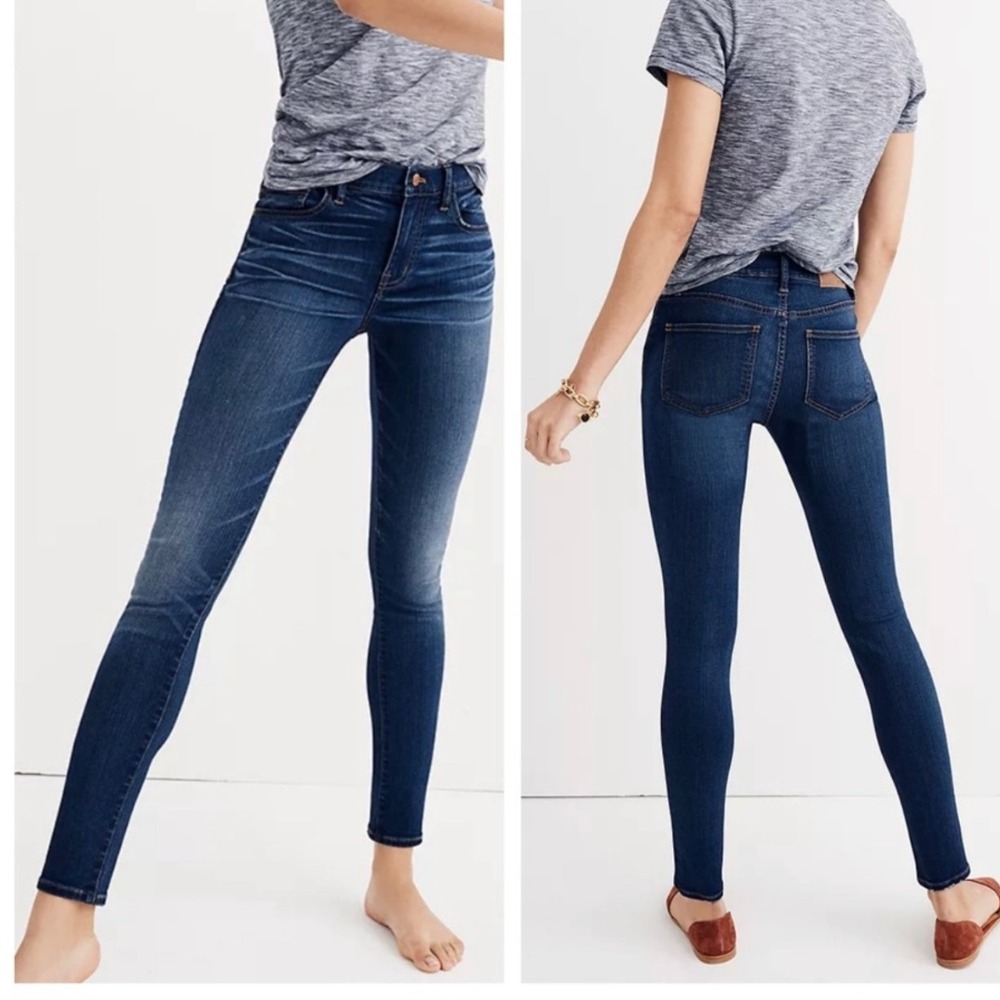 Madewell Roadtripper High Rise Skinny Jeans Dark Wash‎ Women's Size 24
